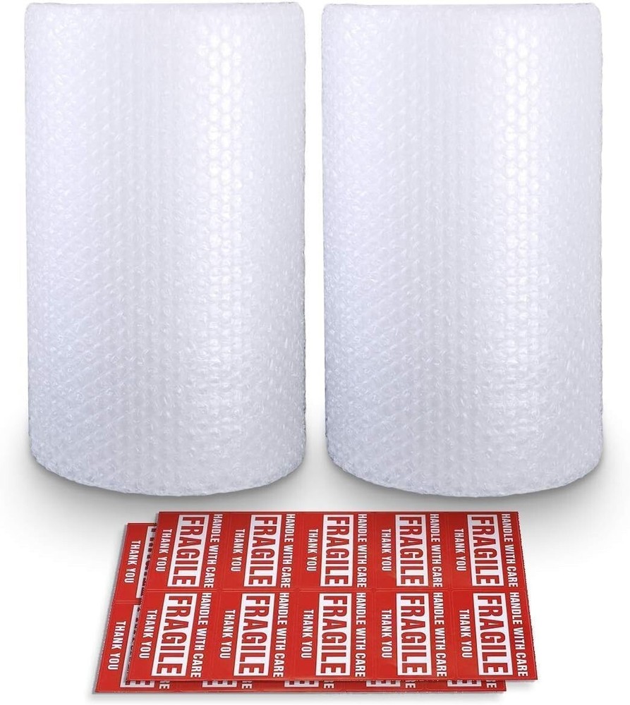 Offitecture BWR02 Air Bubble Cushioning Wrap Rolls (2-Pack)