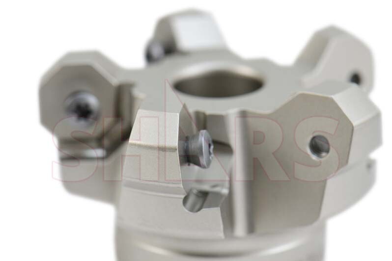 2.5" 45° Indexable Face Mill W/Certificate + 5 ONHU Inserts R[
