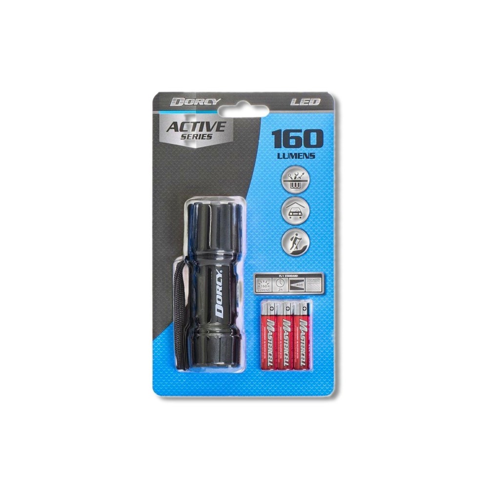 Dorcy 135 lm Assorted LED Flashlight AAA Battery 41-4242