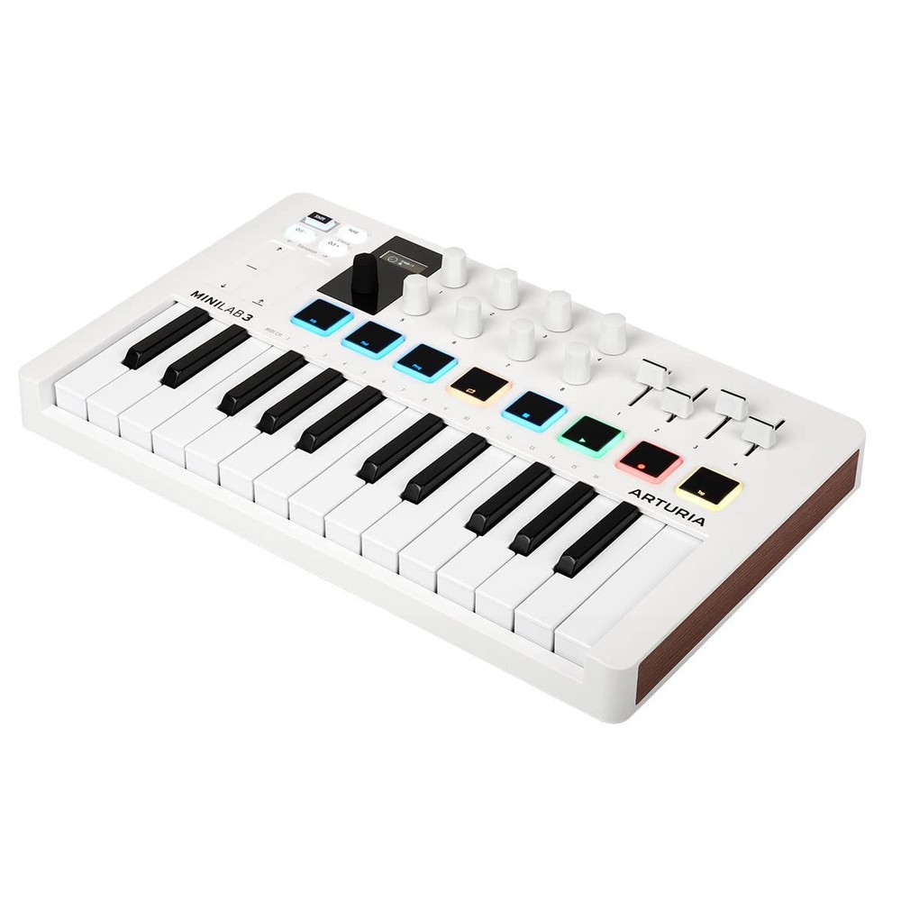 Compact Midi Keyboard Pad Controller With Software Bundle Usb C Connectivity