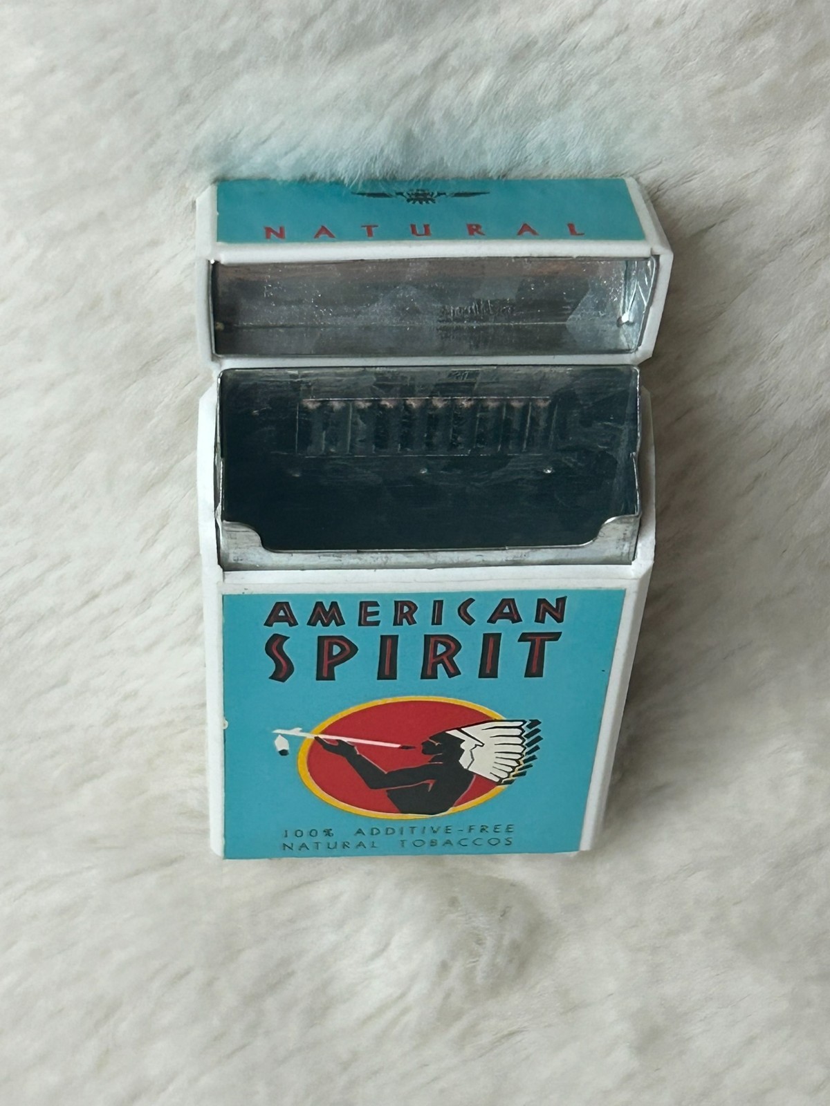 Natural American Spirit Pocket Ashtray NEVER USED Environmental Put ur Butt out