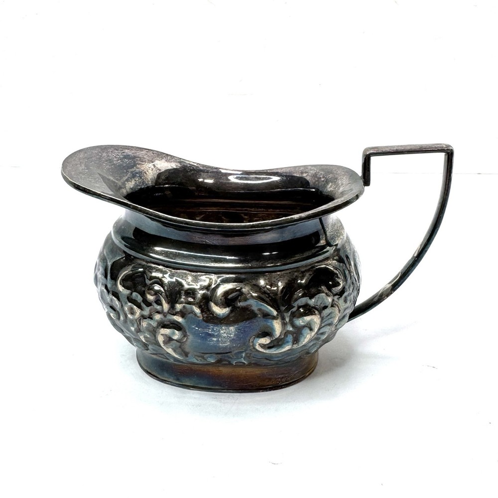 4 pcs Vintage Sheffield Fluted Coffee Tea SET silver plate England EPNS