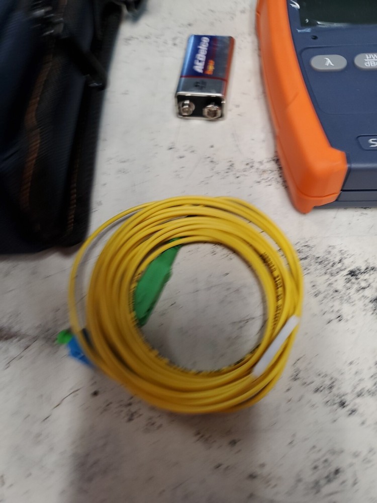 TEMPO COMMUNICATIONS SLS520 Fiber optic light source E2UK CASE & WIRE