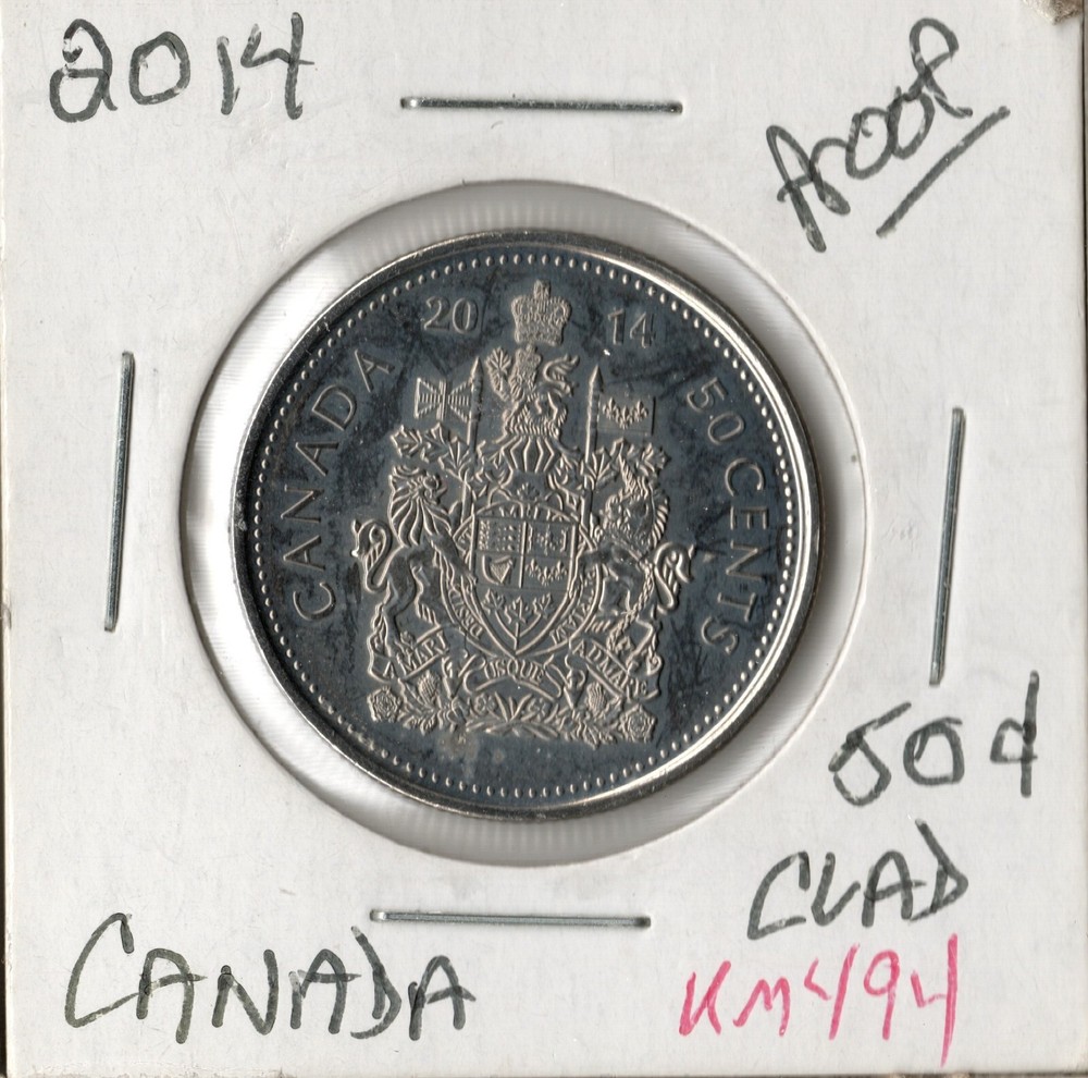 Coin Canada 50 Cents 2014 KM494