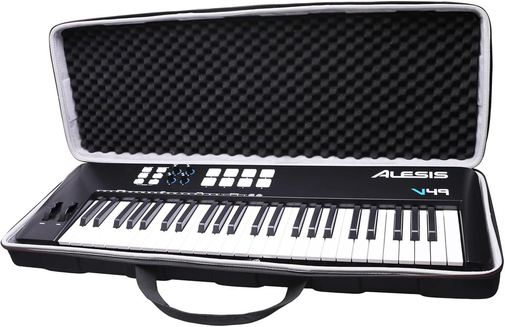 LTGEM Controller Case for Alesis V49 MKII USB MIDI Keyboard Controller, Hard Sto