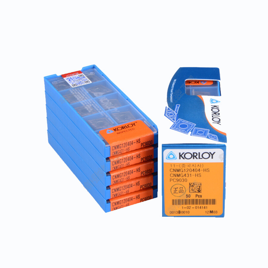 KORLOY CNMG120404-HS PC9030 Carbide Inserts CNC ✦Kd