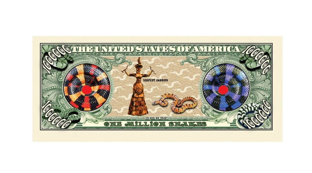 Pack of 1,000 - Snake Commemorative Million Dollar Novelty Bill Collectible