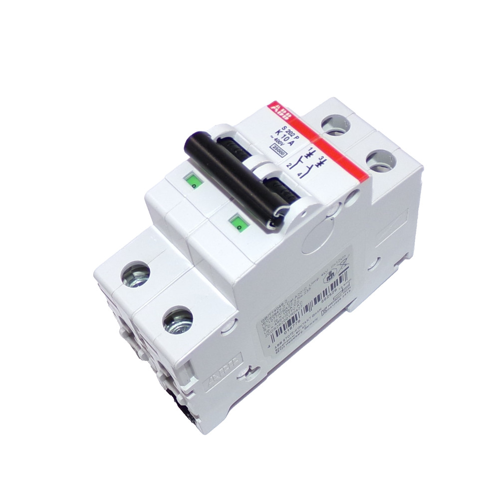 ABB Robotics IRC5 Controller 277/480V~ 10A 2-Pole Circuit Breaker S202P-K10A