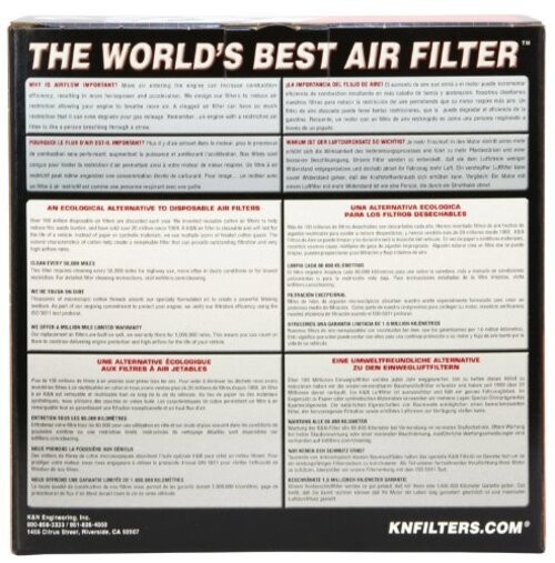 High-Flow Original Lifetime Engine Air Filter: Increase Power & Accerlation,