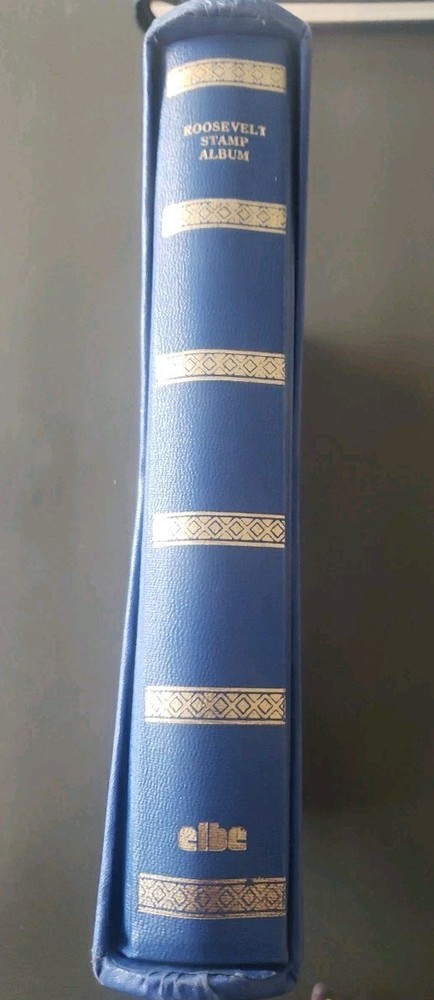 Elbe Stamp Album W 50 Quadrille Pages Slipcase Unused