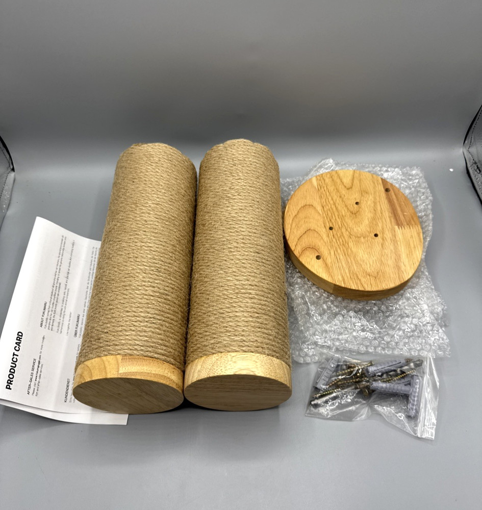 Wall Mounted Jute Cat Post 2 Pack