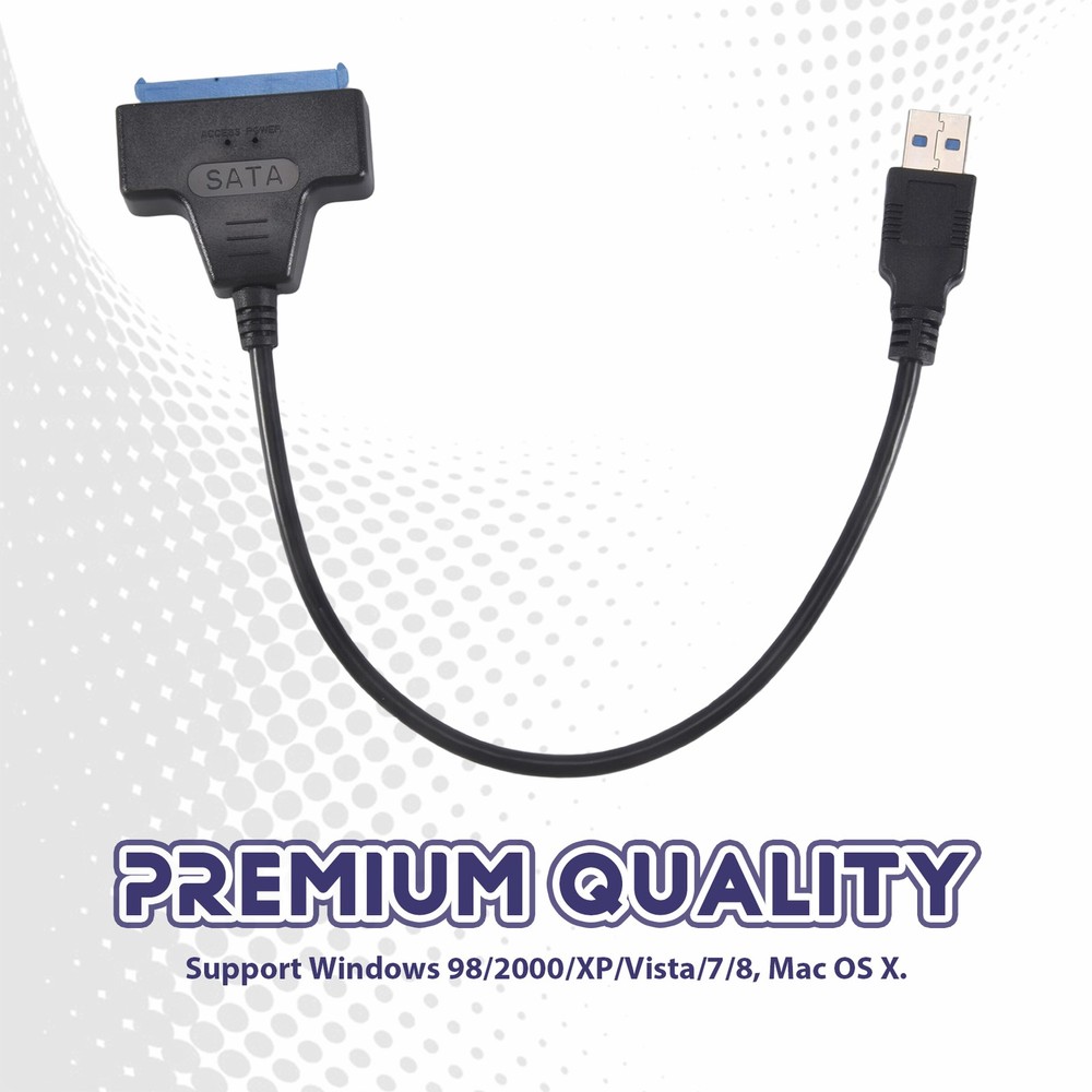 USB Cable 3 to USB 3.0 Adapter USB Adapter Cable Support 2.5 Inches Ssd7060