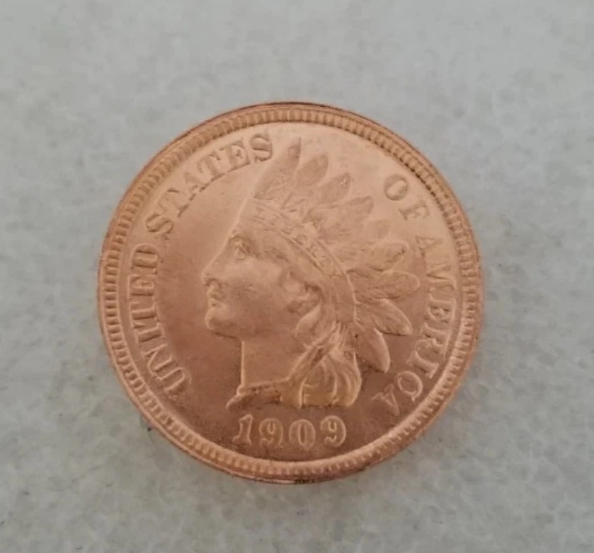 1909-S Indian Head Cent Penny Gorgeous RED Superb
