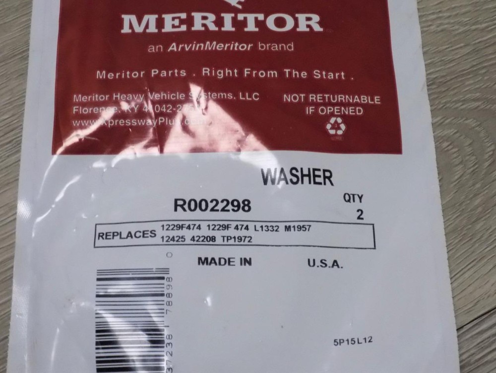 Meritor R002298 2/Pack Washers