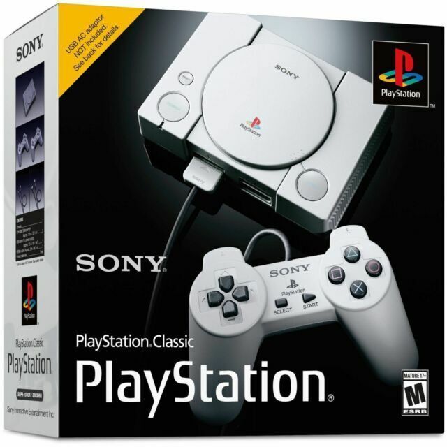 Sony PlayStation Classic Gray Console New Sealed