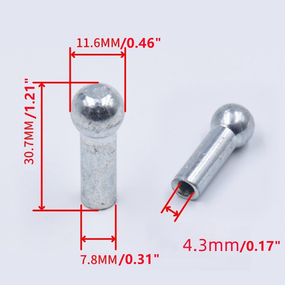 6 Pack Gym Cable Ball Stopper Pulley Machine Sliver