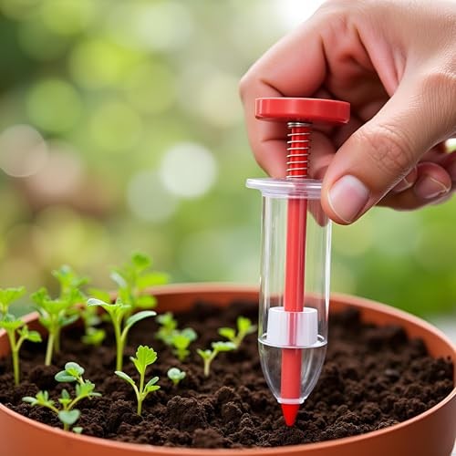 6Pcs Mini Sowing Seed Dispenser, Seed Planter Tool, Handheld Seed Planter,