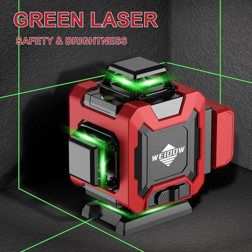 360 Laser Level Self Leveling Tripod Cross Line Tool for Construction Renovation