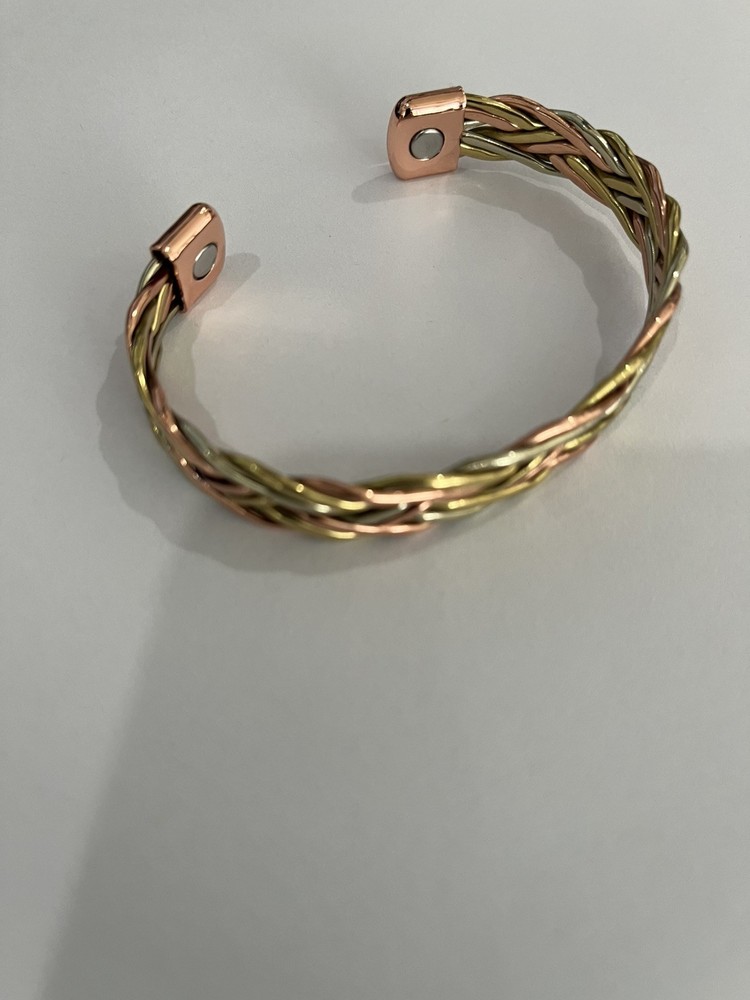 Womens Copper Tri-Color Therapy Bracelet