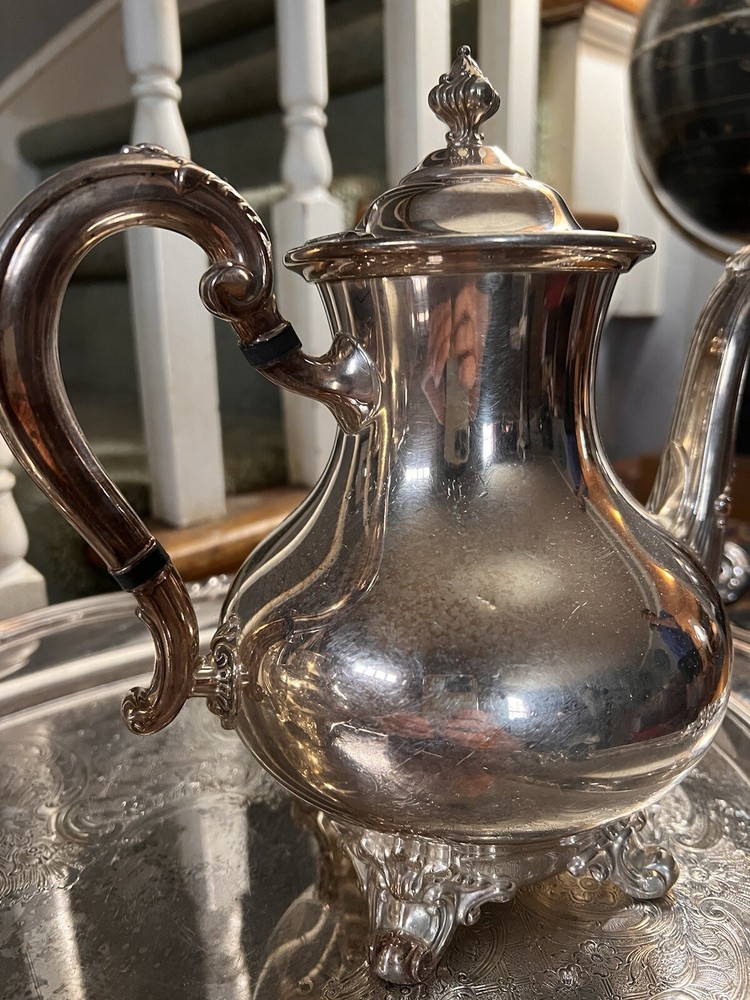 Reed Barton Regency Silver Plate Tea Service Set