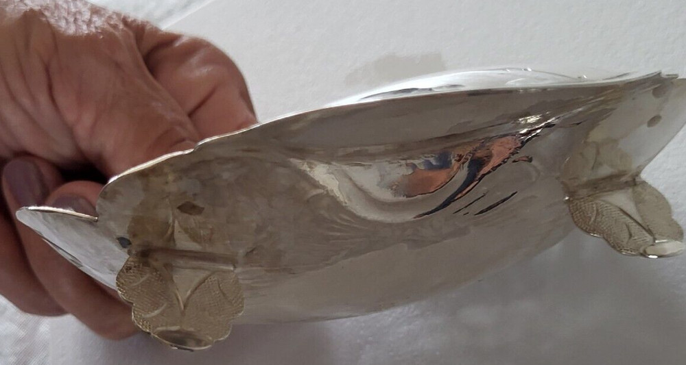 Sterling Silver Footed Bon Bon - Nut - Fruit - Mint Bowl