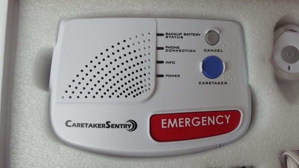 The LogicMark CaretakerSentry 40911 Complete system with extra pendant - White