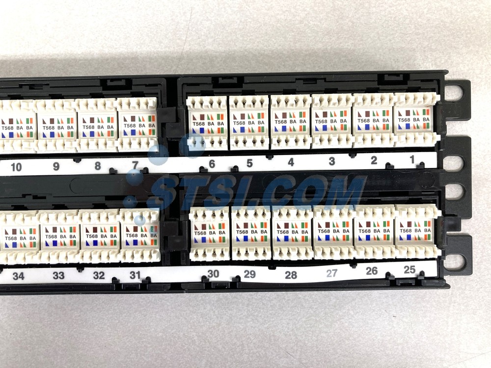 Panduit DP485E88TGY 48-Port CAT5e Patch Panel, New Open Box ~STSI