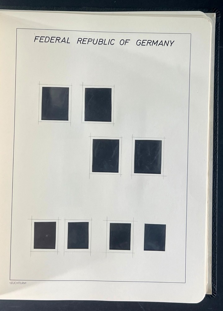 Federal Republic of Germany Lighthouse Leuchtturm Album 1949-1956 ZAYIX