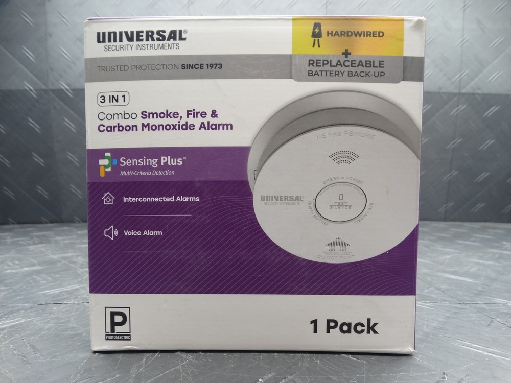 Universal Security Instruments Hardwired Smoke & Carbon Monoxide Detector