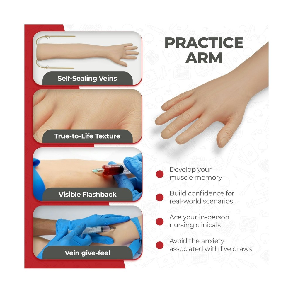 The Apprentice Doctor Phlebotomy Practice Kit – Complete Phlebotomy Traini