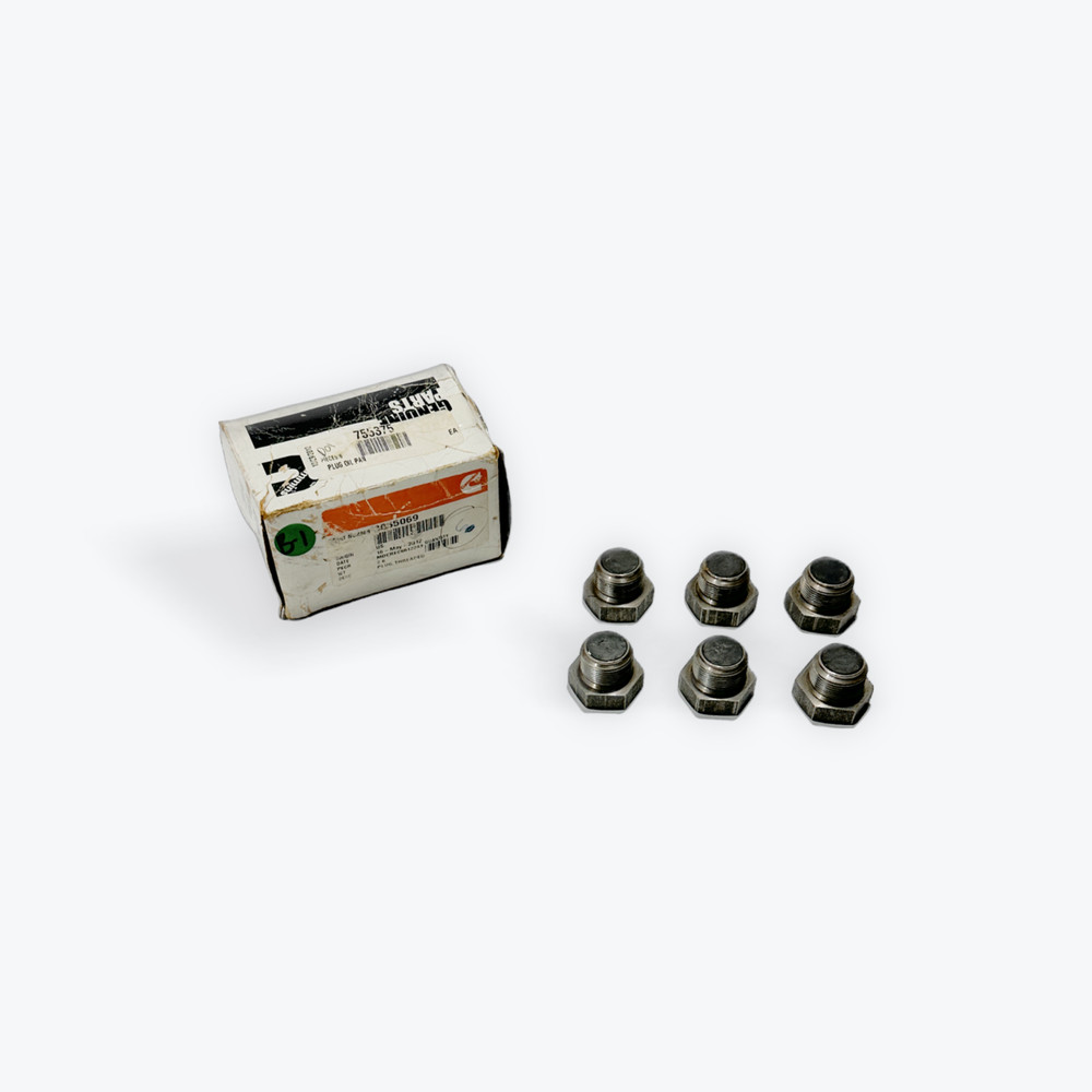 NEW OEM CUMMINS 3055069 THREADED PLUG QUANTITY OF 6