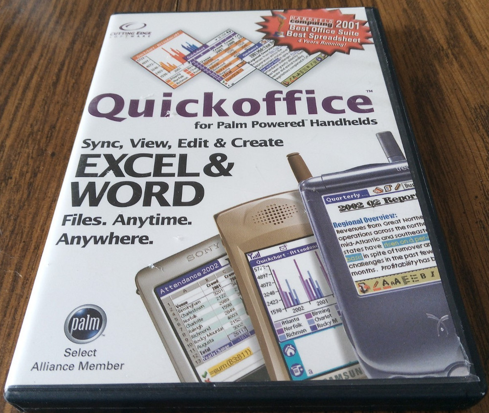 Quickoffice For Palm Powered Handhelds (2002 Cutting Edge Software)