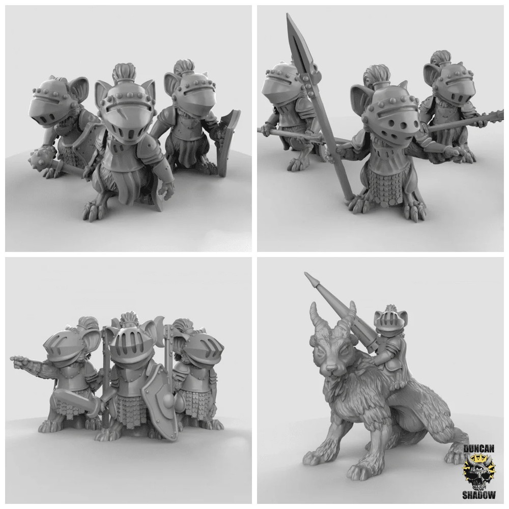 Mouse Folk Army Miniature