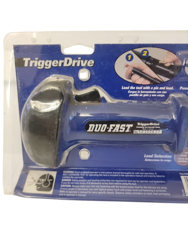 Trigger Drive Powder Actuated Tool for Concrete, Steel Duo-Fast Construction