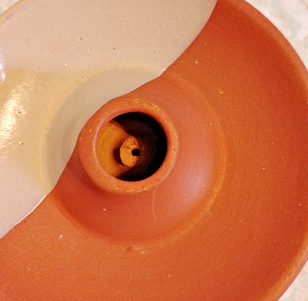 Terracotta Ceramic Incense Burner Dish or Sage Holder
