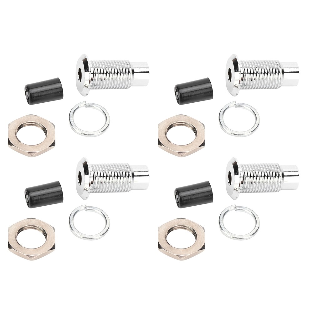 20Pcs LED Holder Bezel Mount Light‑Emitting Diode Flat Metal Brass Base 5mm