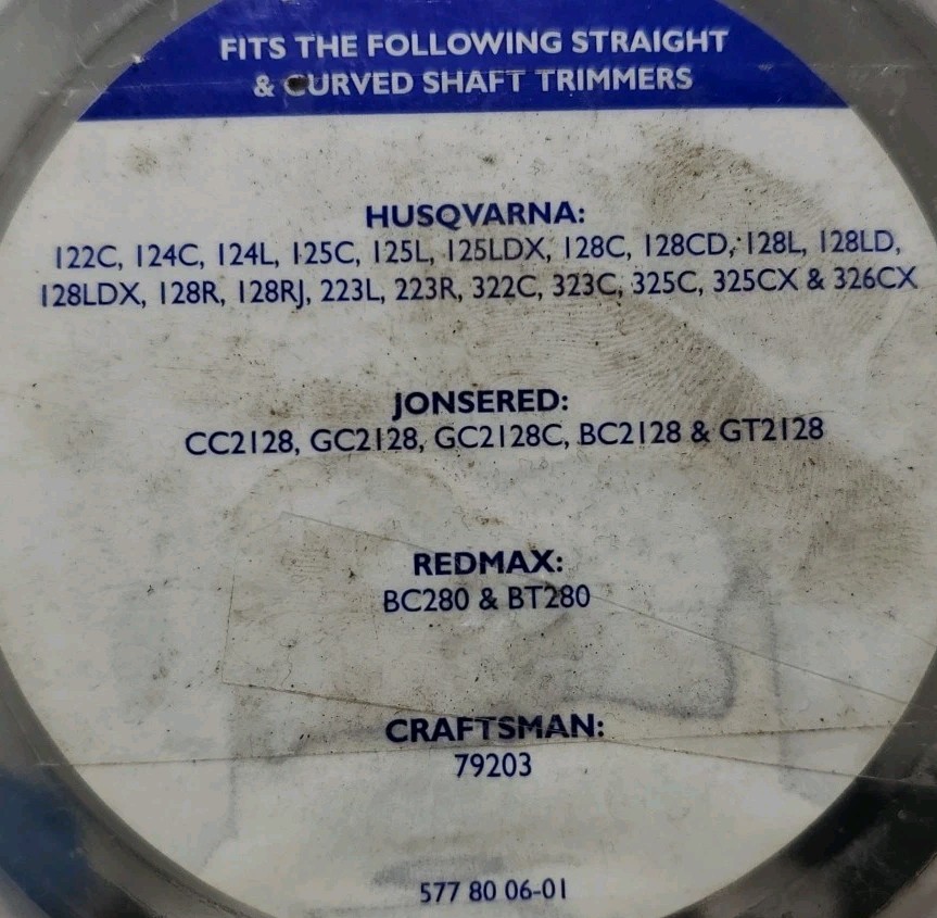 Husqvarna T25 trimmer head assembly without trimmer line
