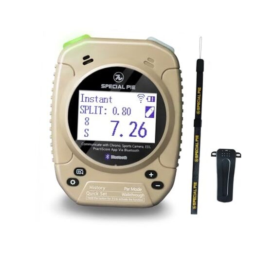 Shot Timer for Shooting Competition- Connect with Big LED Score Display, Khaki