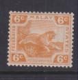 FEDERATED MALAY STATES, 1919 Script CA, 6c. Orange, lhm.