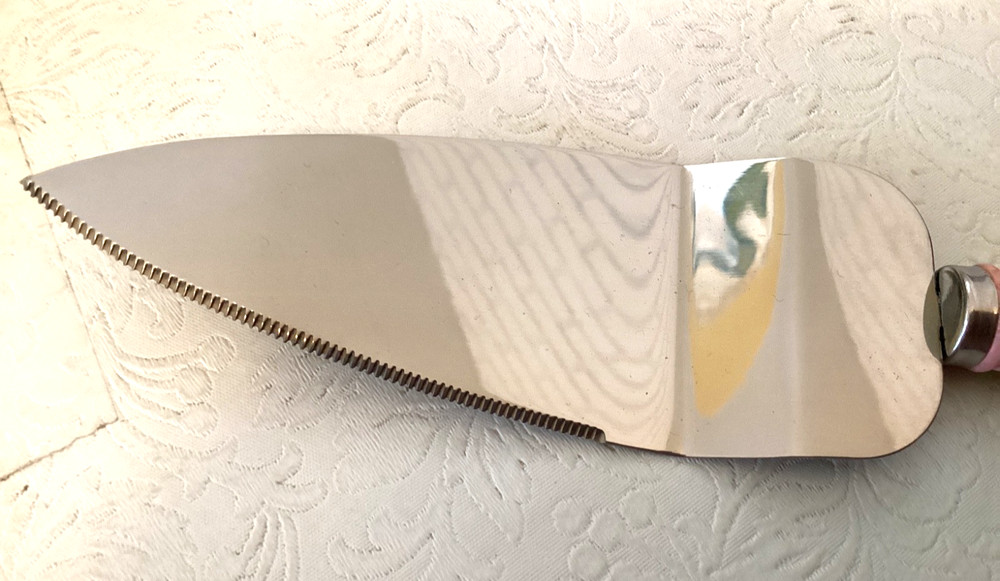 Vtg 1998 Pfaltzgraff Hand Decorated Cake /Pasta Server Florals, Boxes