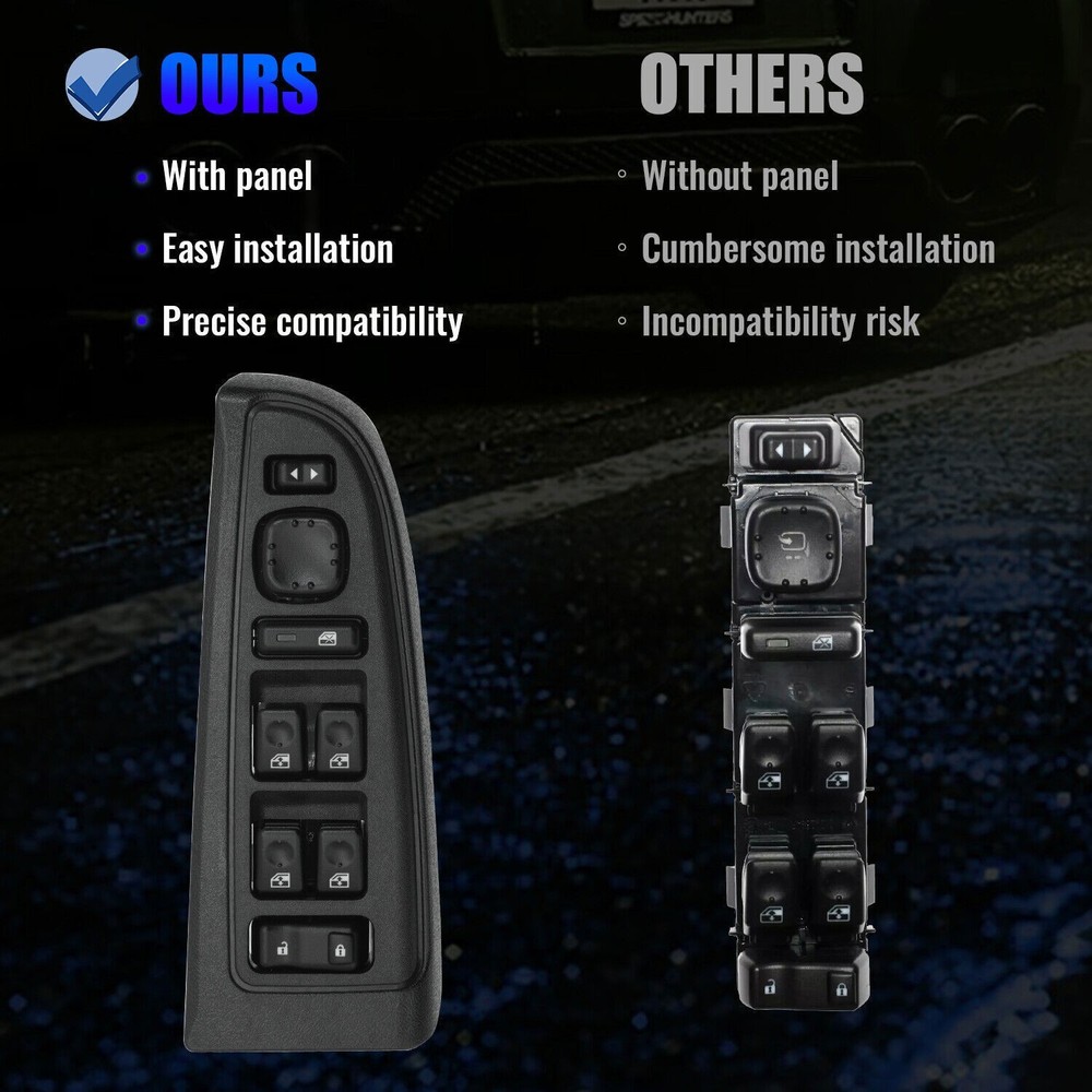 Front Driver Door Master Window Control Switch Fit 2003-2006 GMC Sierra Chevy