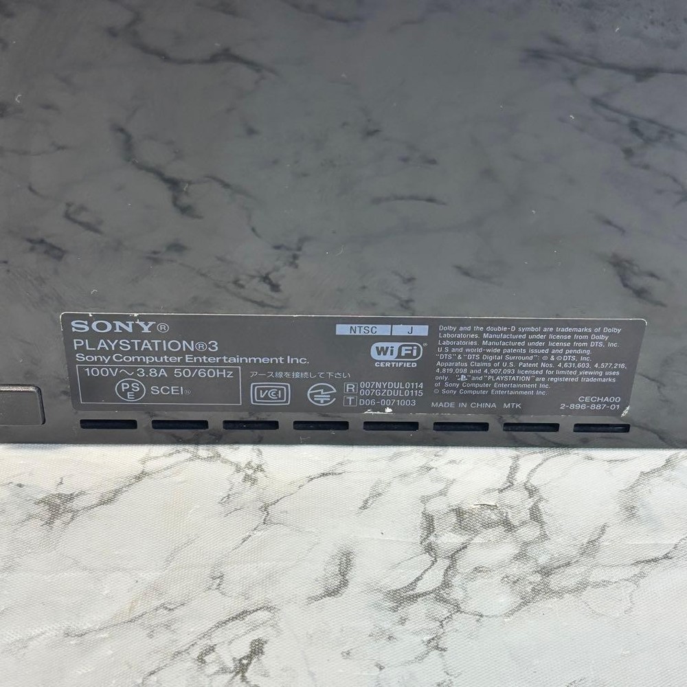 Sony PS3 CECHA00 60GB Backwards Compatible PS1 PS3 Tested PS2 Untested Console