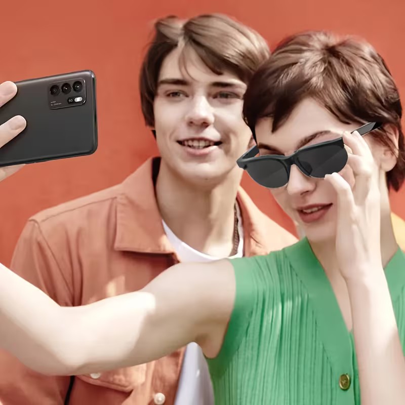 2 in 1 Bluetooth Audio Smart Glasses Wireless Headset USB-C Rechargeable