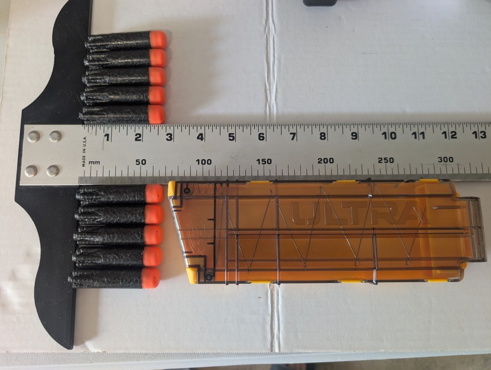 Nerf Ultra Pharaoh Dart Gun Blaster Sniper Tested Working White Blaster
