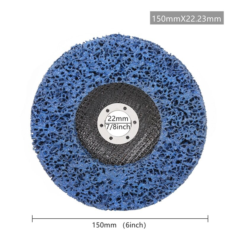 4"-7'' Poly Strip Disc Wheel Paint Rust Removal Clean Abrasive for Angle Grinder