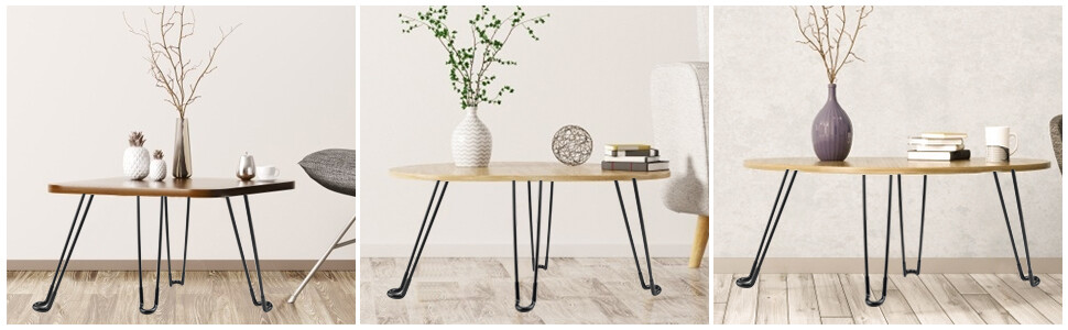 4Pcs 28'' Folding Hairpin Table Legs Solid Iron Coffee Table Legs Hairpin Legs