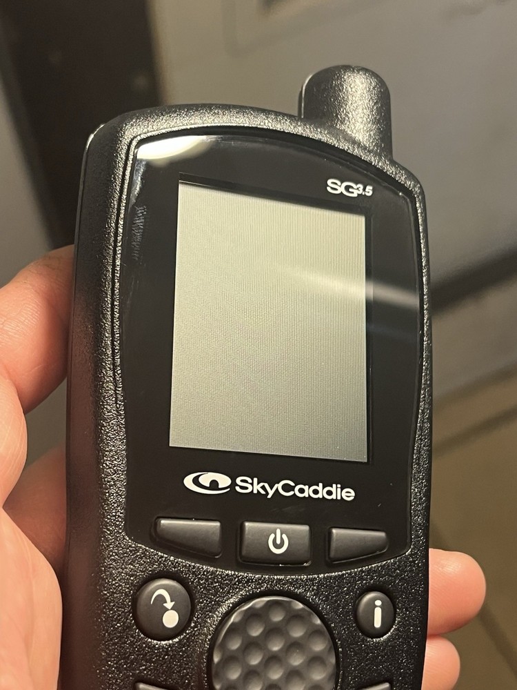 SKYCADDIE SG3.5 Golf GPS Rangefinder & Usb Adapter. Powers On