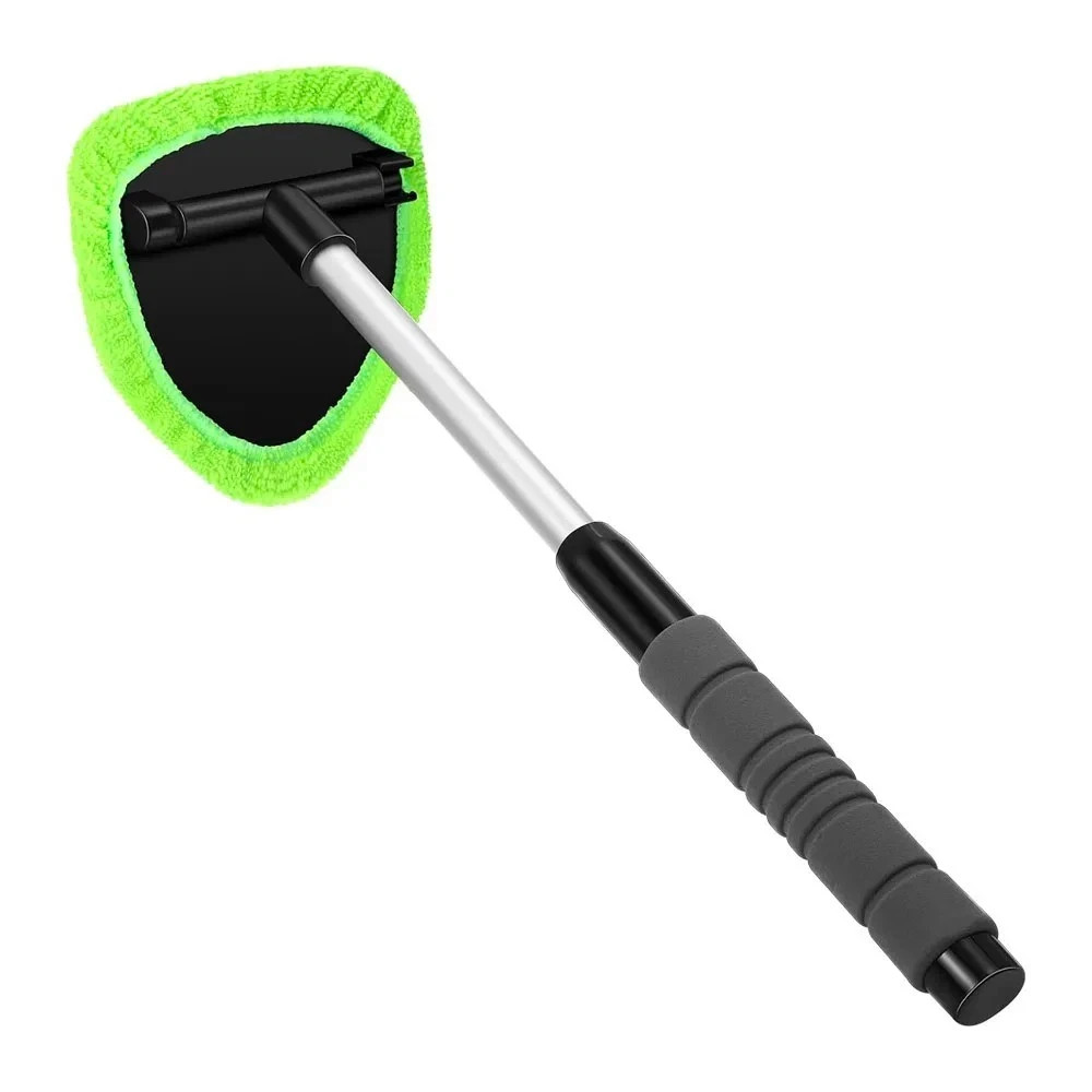 1 Pc Telescopic Car Window Cleaner Extendable Microfibre Windshield Brush Tool