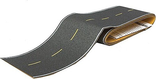 Walthers-Acc Flexible Self Adhesive Paved Roadway - Modern - HO Scale Model
