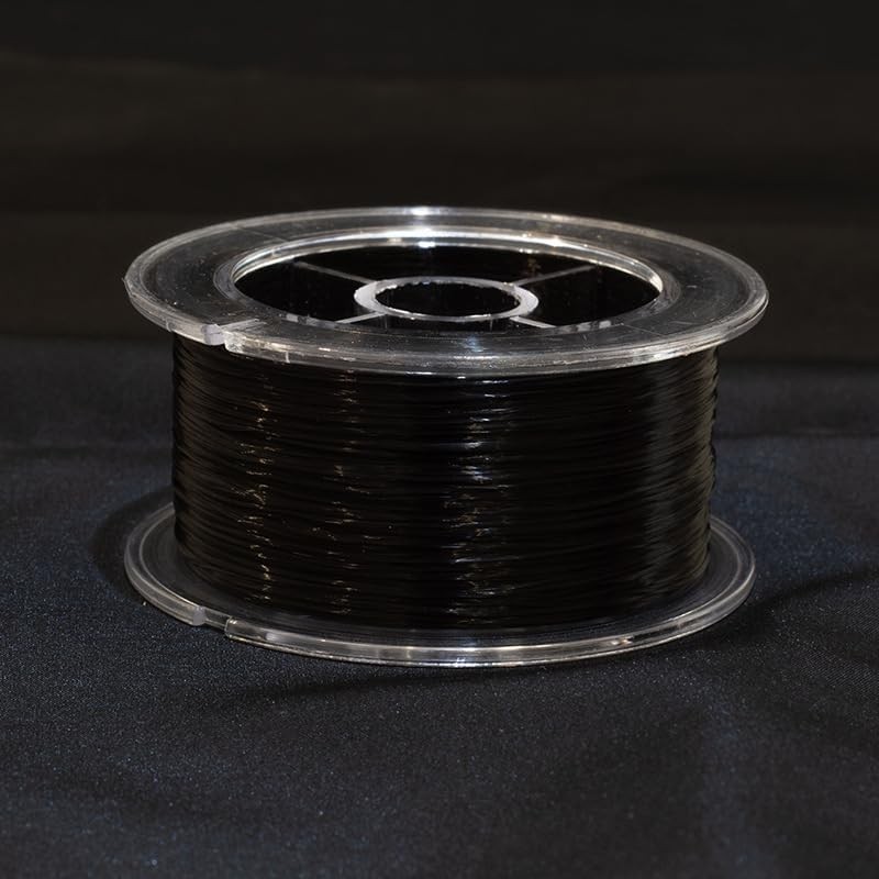 Elastic Bracelet String Cord Stretch Bead for Black 160ft/50m(0.8mm)